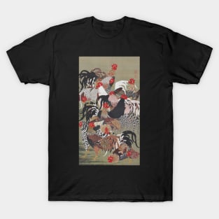 Jyakuchu Ito: Fowls (Gunkei-zu) T-Shirt